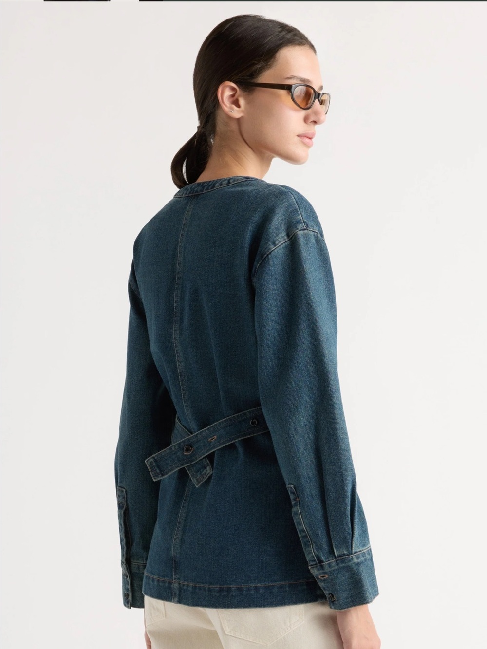 Modern Citizen Emmett Cinch-Waist Denim Jacket